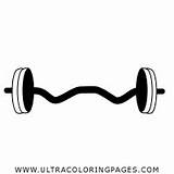 Barbells Colouring Pages Sketch Coloring Page sketch template