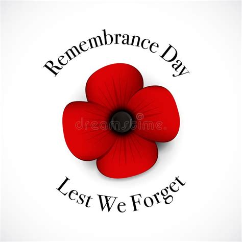 Remembrance Day Poppy Banner, Card. we Will Remember Quote. 11th ...