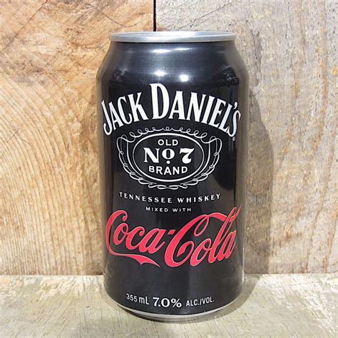 Jack Daniels and Coca Cola Jack and Coke 355ml (Single Can) - Oak and Barrel