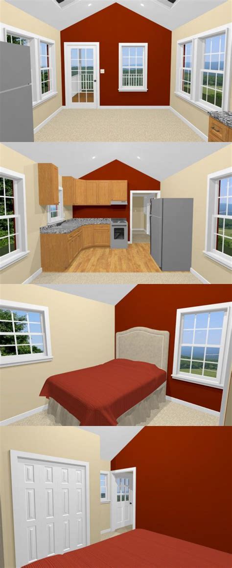 12x32 Tiny House -- #12X32H9A -- 461 sq ft - Excellent Floor Plans | Mother in law house, In law ...