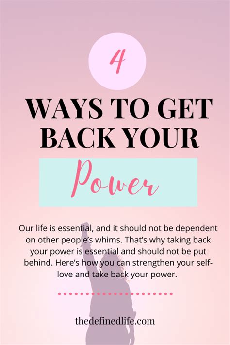 Four Simple Ways to Love Yourself and Take Your Power Back | The ...