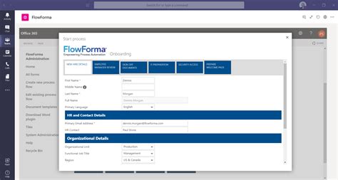 Workflow Software For Microsoft Teams | FlowForma App