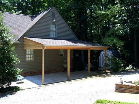 Standing Lean To Carport Metal Garage Kits Shed Wood Carports | Carport patio, Carport designs ...