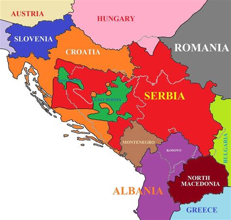 Former Yugoslavia borders by ethnicity by Jorpe1990 on DeviantArt