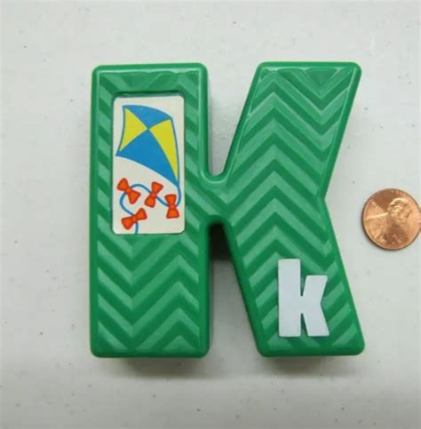 VINTAGE SESAME STREET LETTER R Jim Henson Tyco 3" TEXTURED ALPHABET ...