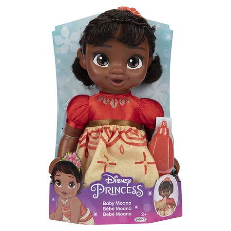 Disney Princess Soft Toddler Moana Doll, Deluxe 8 inch, Includes Tiara ...