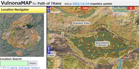 Path of titans gondwa resource map