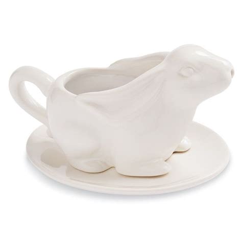 Ceramic Bunny Gravy Boat | Gravy boat, Ceramic bunny, Mud pie