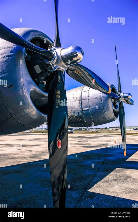 Boeing B29 Superfortress Wright R-3350 Duplex Cyclone radial engines Stock Photo - Alamy