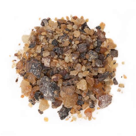 Closeup of Copal Resin Isolated on White Background Stock Photo - Image ...