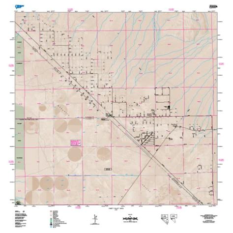 Sandy Valley Area Map map by Nevada Department of Transportation ...