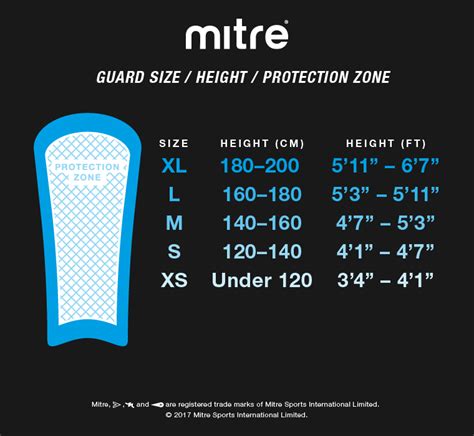 Hockey Shin Guard Size Chart - Ponasa