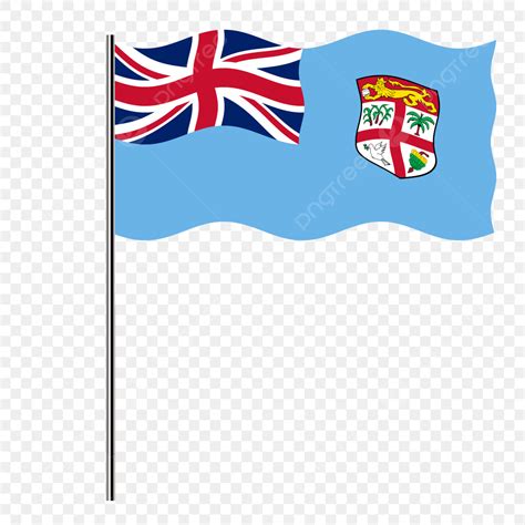 Fiji Flag Hd Transparent, Fiji Flag With Pole, Fiji Flag With Pole Png, Fiji Flag With Pole ...