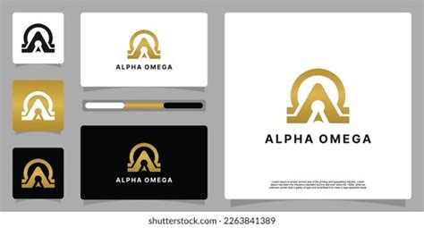 Alpha Omega Concept Inspiration Logo Design Stock Illustration ...