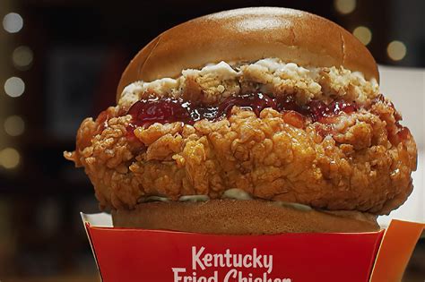 KFC Canada introduces Festive Chicken Sandwich w/ Cranberry Sauce, Stuffing | ResetEra