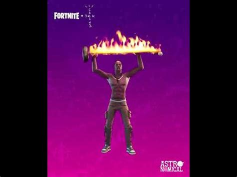 Fortnite - TRAVIS SCOTT RAGE EMOTE - YouTube