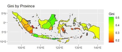 Gambar 7. Indeks Gini Warisan Budaya Takbenda Telah Ditetapkan menurut... | Download Scientific ...