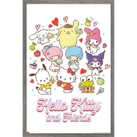 Trends International Hello Kitty And Friends - Kawaii Favorite Flavors ...