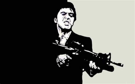 Download Scarface Digitized Art Wallpaper | Wallpapers.com