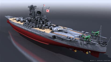 Yamato Battleship Design