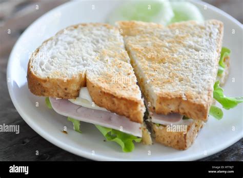 sandwich, ham and cheese sandwich Stock Photo - Alamy