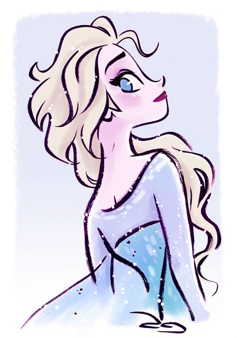 Disney Frozen Elsa Drawing | Free download on ClipArtMag