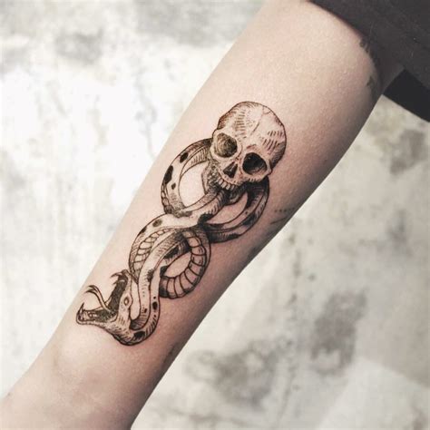 101 Best Death Eater Tattoo Designs You Need To See!