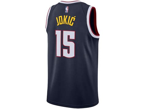 Denver Nuggets Nikola Jokic Men's Nike Navy Replica Swingman Jersey ...