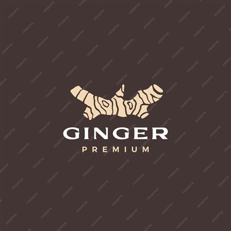 Premium Vector | Ginger logo vector icon illustration