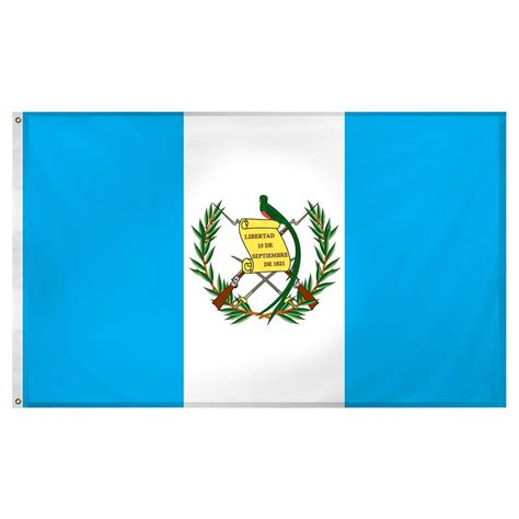 3x5 Guatemala Flag Guatemalan Country Banner Central America Pennant Bandera - Walmart.com ...