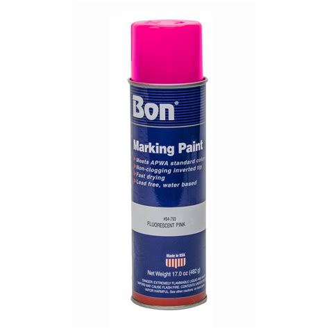 MARKING PAINT - FLUORESCENT PINK - 20 OZ (12/PKG)