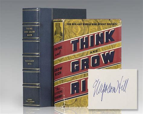 BIBLIO | Think and Grow Rich. by Hill, Napoleon | | 1937 | Ralston Society