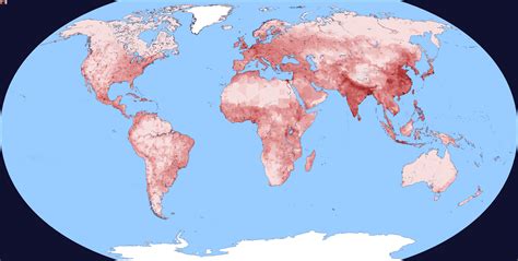 Population Density Map of the World : r/MapPorn