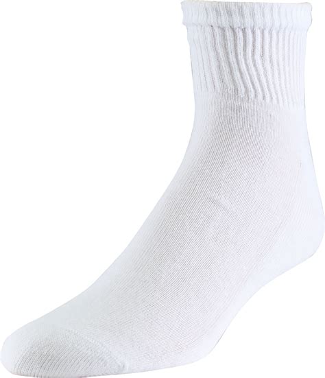 Men's Big & Tall Performance Cotton moveFX White Ankle Socks, 10-pack - Walmart.com