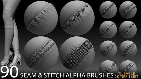 ArtStation - Free all in one cloth and fabric alphas (32 alphas) | Brushes