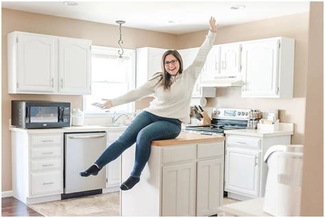 PA Wedding Photographer | DIY Painted Kitchen Cabinets - Before + After