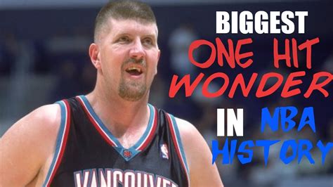 THE BIGGEST ONE SEASON WONDER IN NBA HISTORY | STORY OF BRYANT REEVES - YouTube