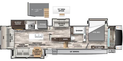 2023 Forest River Cedar Creek 377BH Fifth Wheel Specs