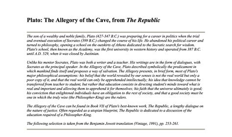 Plato’s Allegory of the Cave — Summary & Meaning Explained