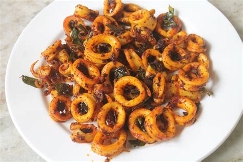 Squid Fry Recipe | Kanava Fry Recipe