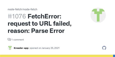 FetchError: request to URL failed, reason: Parse Error · Issue #1076 · node-fetch/node-fetch ...