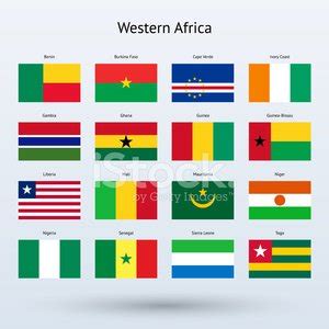 Western Africa Flags Collection Stock Vector | Royalty-Free | FreeImages