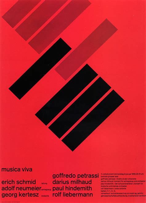 Josef Müller-Brockmann: Posters | Sgustok Design