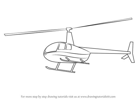 Learn How to Draw a Flying Helicopter (Rotorcrafts) Step by Step ...