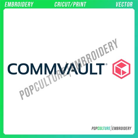 Commvault Logo 2019 - Official Logo for Embroidery & Vector • Pop ...