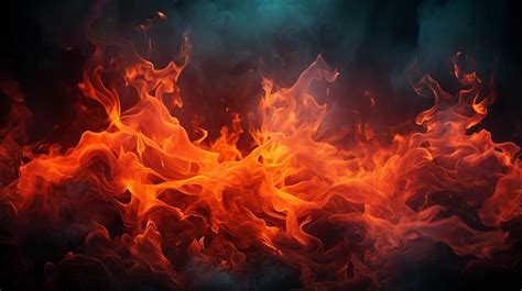 Premium AI Image | Widescreen_Abstract_Fire_Background_HD 8K wallpaper ...