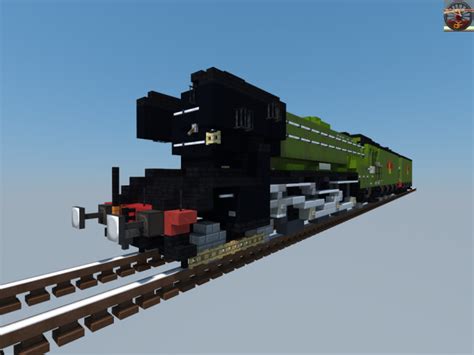 3:1 LNER A3 Class Flying Scotsman Steam Locomotive Minecraft Map