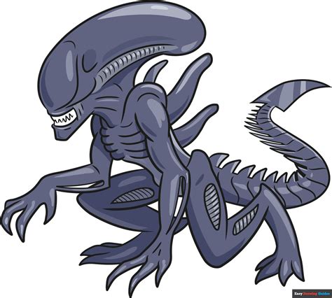 How To Draw Xenomorph Alien Drawing Lesson Alien Drawings | Porn Sex Picture