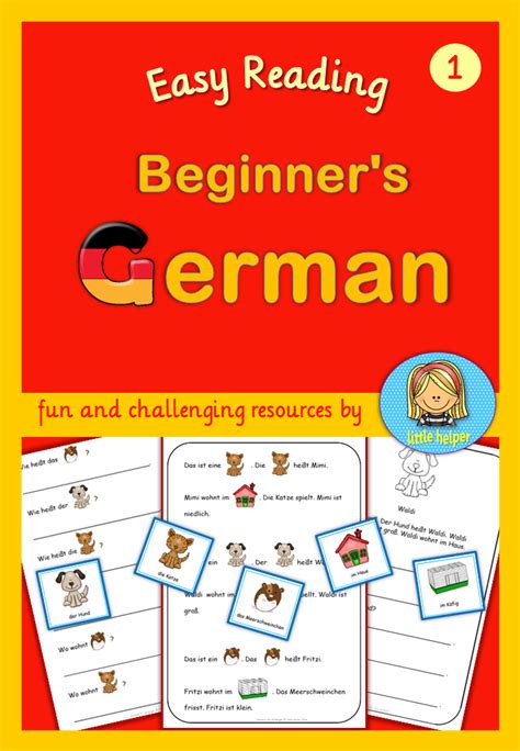 Reading passages in German. Easy stories with reading comprehension and ...