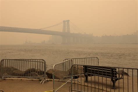 US East Coast blanketed in eerie veil of smoke from Canada fires | Flipboard